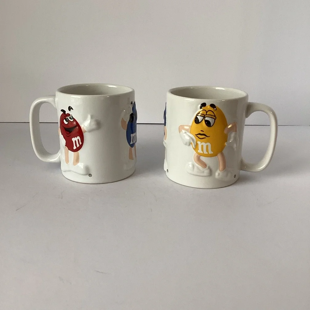 M&M’S: set of 2 coffee hot tea mugs